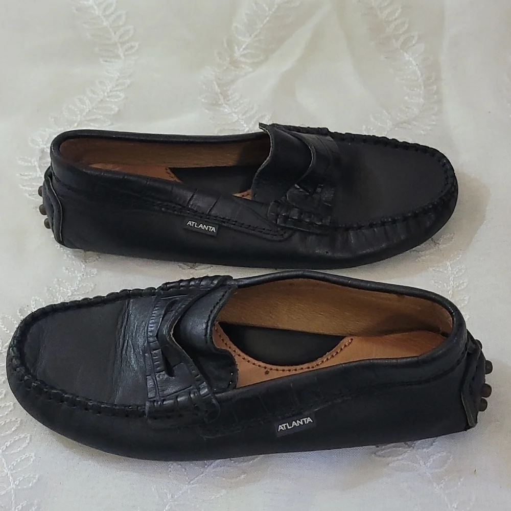 Atlanta Mocassin For Kids Black EU 32 US Size 1 - Picture 4 of 6